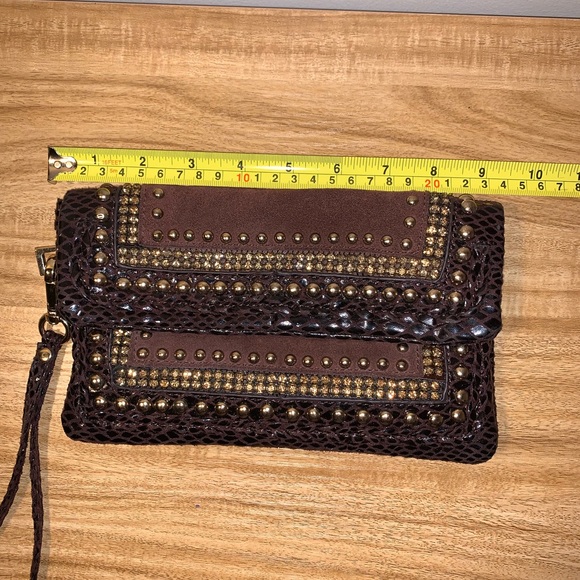 Cache Leather/Suede Clutch - Picture 5 of 6